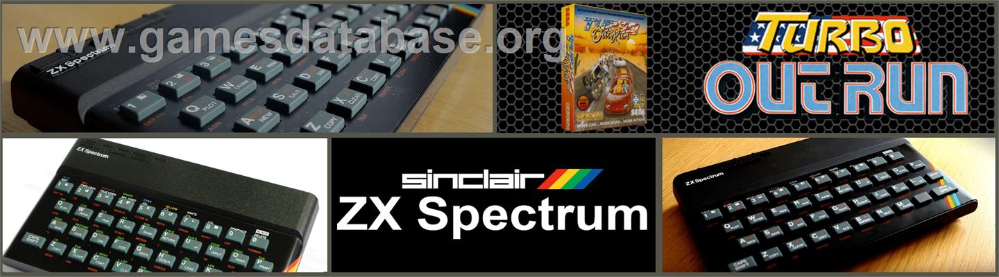 Turbo Outrun - Sinclair ZX Spectrum - Artwork - Marquee