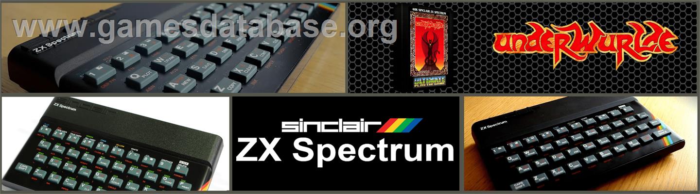 Underwurlde - Sinclair ZX Spectrum - Artwork - Marquee