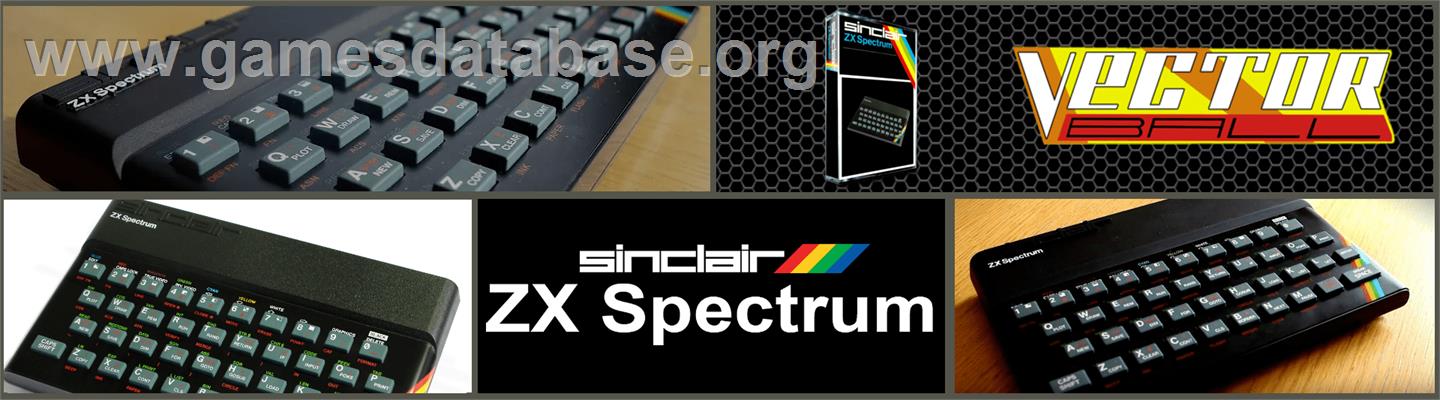 Vectorball - Sinclair ZX Spectrum - Artwork - Marquee