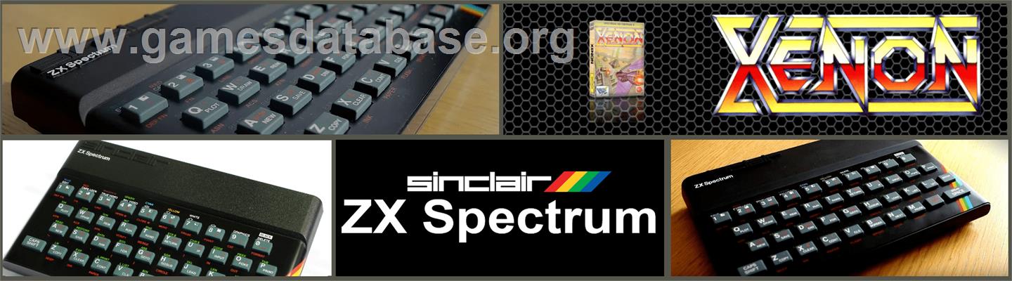Xenon - Sinclair ZX Spectrum - Artwork - Marquee