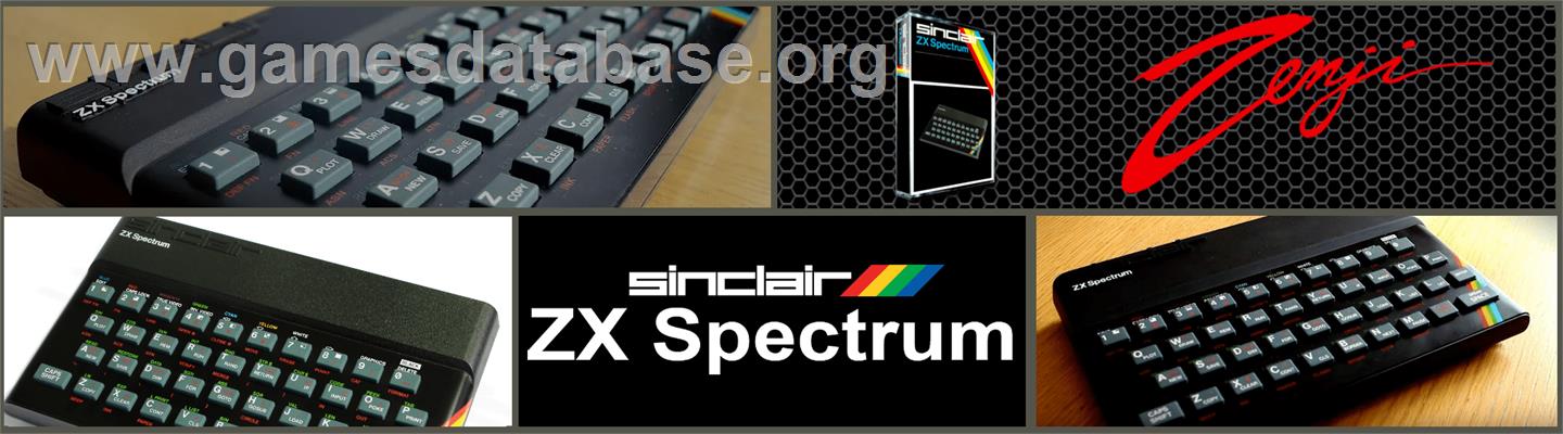 Zenji - Sinclair ZX Spectrum - Artwork - Marquee