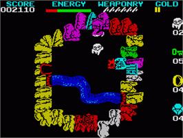 In game image of 10 Computer Hits 2 on the Sinclair ZX Spectrum.