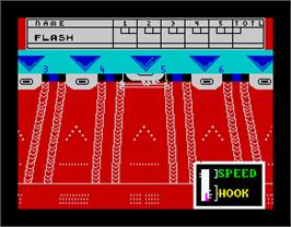 In game image of 10th Frame on the Sinclair ZX Spectrum.