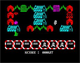 In game image of 2020 Vision on the Sinclair ZX Spectrum.