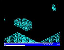 In game image of 3DC on the Sinclair ZX Spectrum.