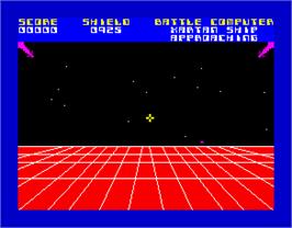 In game image of 3D Defenda on the Sinclair ZX Spectrum.