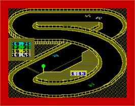 In game image of 3D Grand Prix Championship on the Sinclair ZX Spectrum.