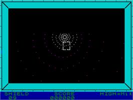In game image of 3D Vortex on the Sinclair ZX Spectrum.
