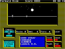 In game image of Academy: Tau Ceti II on the Sinclair ZX Spectrum.