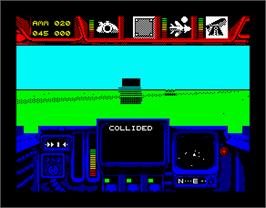 In game image of Battle Command on the Sinclair ZX Spectrum.