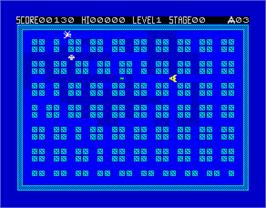 In game image of Bedlam on the Sinclair ZX Spectrum.