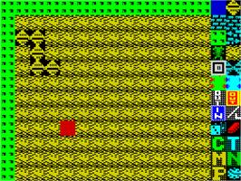 In game image of Boulder Dash Construction Kit on the Sinclair ZX Spectrum.