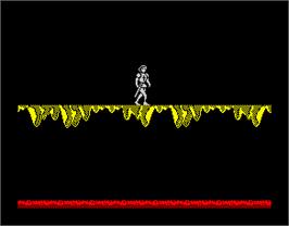 In game image of Camelot Warriors on the Sinclair ZX Spectrum.