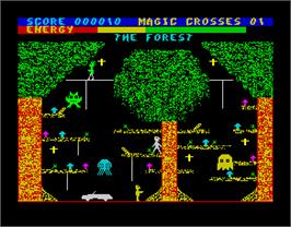 In game image of Chiller on the Sinclair ZX Spectrum.