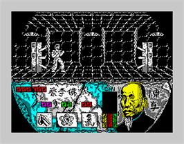 In game image of Choy-Lee-Fut Kung-Fu Warrior on the Sinclair ZX Spectrum.