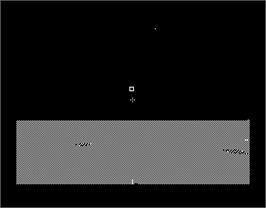 In game image of Chuck Yeager's Advanced Flight Trainer on the Sinclair ZX Spectrum.
