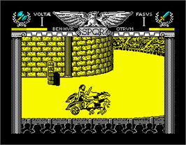 In game image of Coliseum on the Sinclair ZX Spectrum.