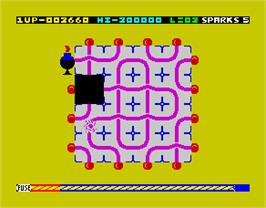 In game image of Confuzion on the Sinclair ZX Spectrum.