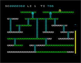 In game image of Corruption on the Sinclair ZX Spectrum.