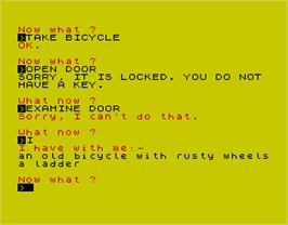 In game image of Countdown to Doom on the Sinclair ZX Spectrum.