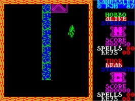In game image of Dawnssley on the Sinclair ZX Spectrum.