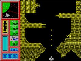 In game image of Delta on the Sinclair ZX Spectrum.