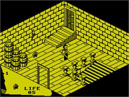 In game image of Fairlight: A Prelude on the Sinclair ZX Spectrum.