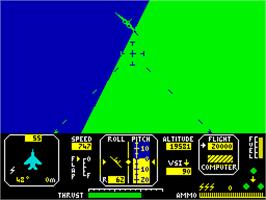 In game image of Fighter Pilot on the Sinclair ZX Spectrum.