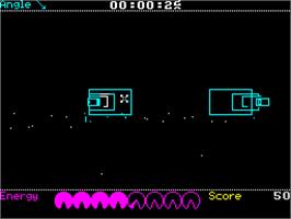 In game image of Forbidden Planet on the Sinclair ZX Spectrum.