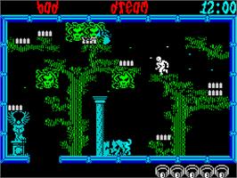 In game image of Frightmare on the Sinclair ZX Spectrum.