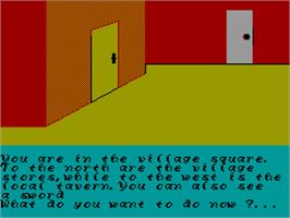 In game image of Fun School 3 for the Under 5s on the Sinclair ZX Spectrum.