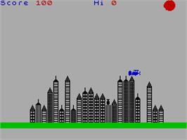 In game image of Ground Force Zero on the Sinclair ZX Spectrum.