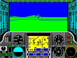 In game image of Gunship on the Sinclair ZX Spectrum.
