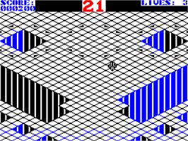 In game image of Gyroscope on the Sinclair ZX Spectrum.