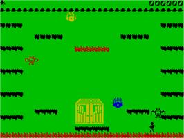 In game image of Hercules: Slayer of the Damned on the Sinclair ZX Spectrum.