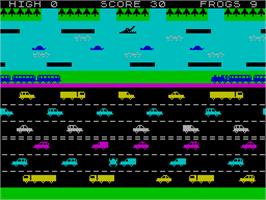 In game image of Hopper on the Sinclair ZX Spectrum.