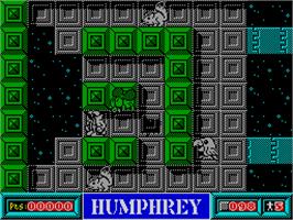 In game image of Humphrey on the Sinclair ZX Spectrum.