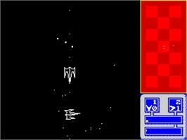In game image of Hyperbowl on the Sinclair ZX Spectrum.