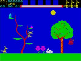 In game image of Jasper! on the Sinclair ZX Spectrum.