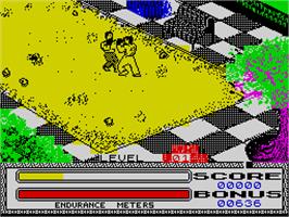 In game image of Kick Boxing on the Sinclair ZX Spectrum.