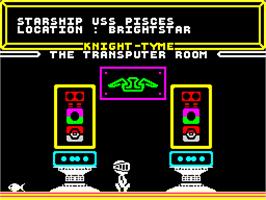 In game image of Knight Tyme on the Sinclair ZX Spectrum.