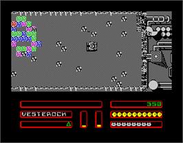 In game image of La Aventura Original on the Sinclair ZX Spectrum.