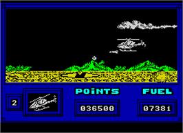 In game image of Live Ammo on the Sinclair ZX Spectrum.
