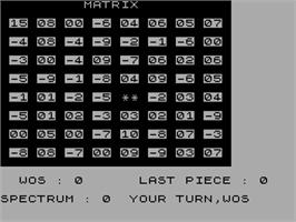 In game image of Mad Mix on the Sinclair ZX Spectrum.