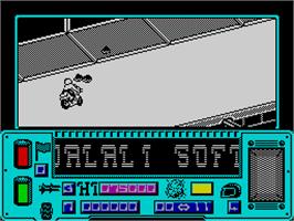 In game image of Mean Streak on the Sinclair ZX Spectrum.