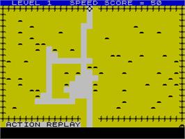In game image of Mined-Out on the Sinclair ZX Spectrum.