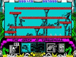 In game image of Nemesis the Warlock on the Sinclair ZX Spectrum.