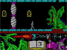 In game image of Nonamed on the Sinclair ZX Spectrum.