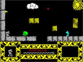 In game image of Phantomas 2 on the Sinclair ZX Spectrum.