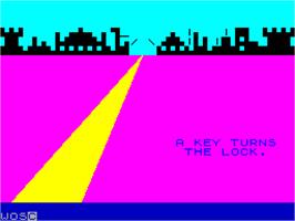 In game image of Pimania on the Sinclair ZX Spectrum.